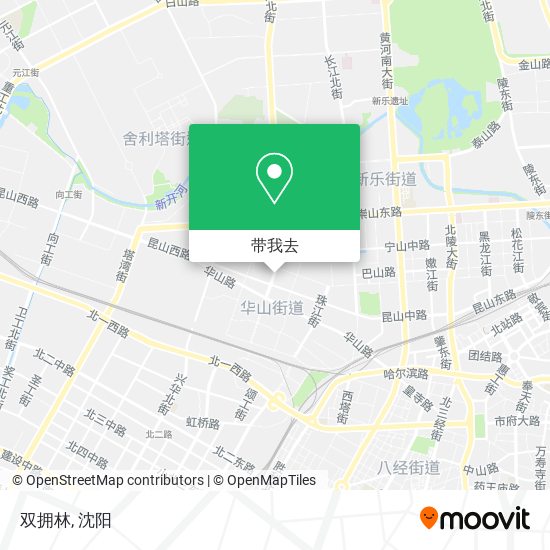 双拥林地图
