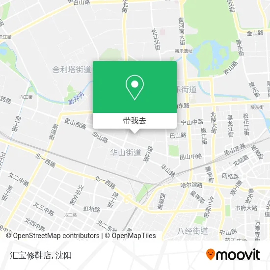 汇宝修鞋店地图
