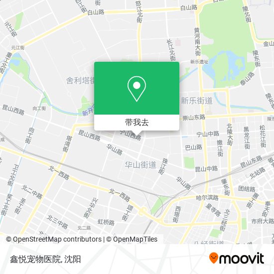 鑫悦宠物医院地图