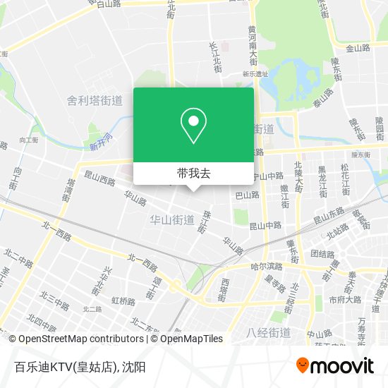 百乐迪KTV(皇姑店)地图
