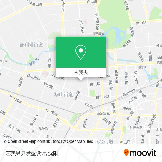 艺美经典发型设计地图