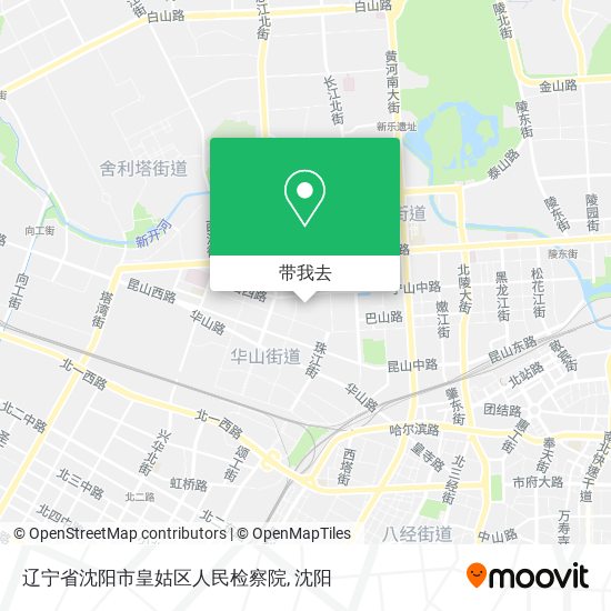 辽宁省沈阳市皇姑区人民检察院地图