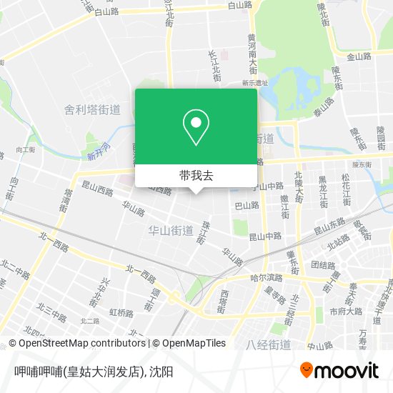 呷哺呷哺(皇姑大润发店)地图