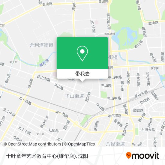 十叶童年艺术教育中心(维华店)地图
