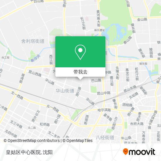 皇姑区中心医院地图