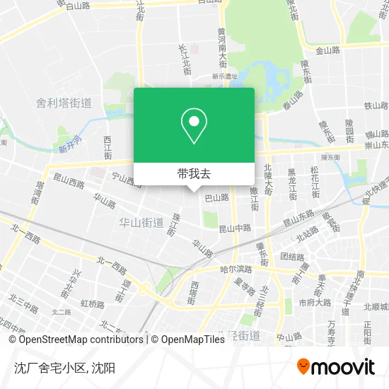 沈厂舍宅小区地图