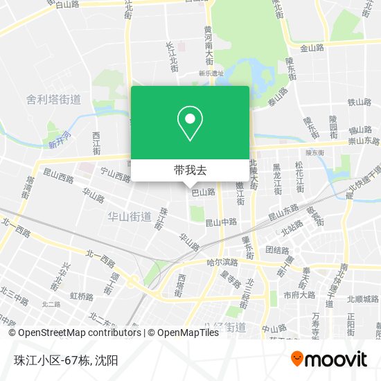 珠江小区-67栋地图