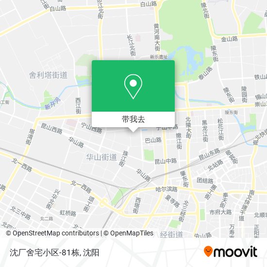 沈厂舍宅小区-81栋地图
