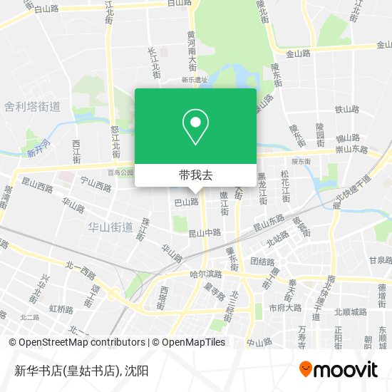 新华书店(皇姑书店)地图