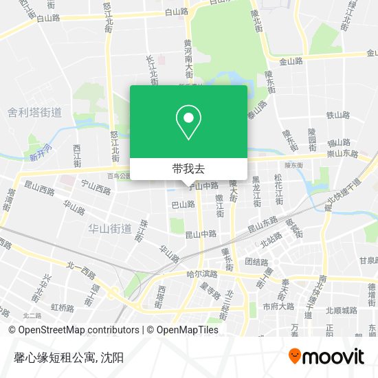 馨心缘短租公寓地图