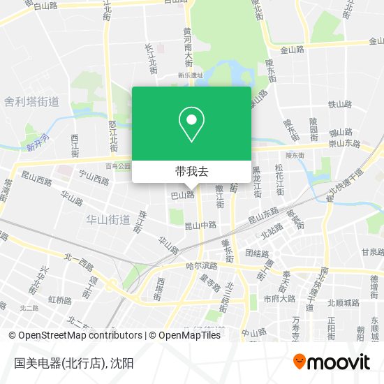 国美电器(北行店)地图