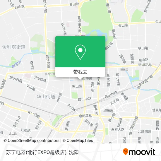 苏宁电器(北行EXPO超级店)地图