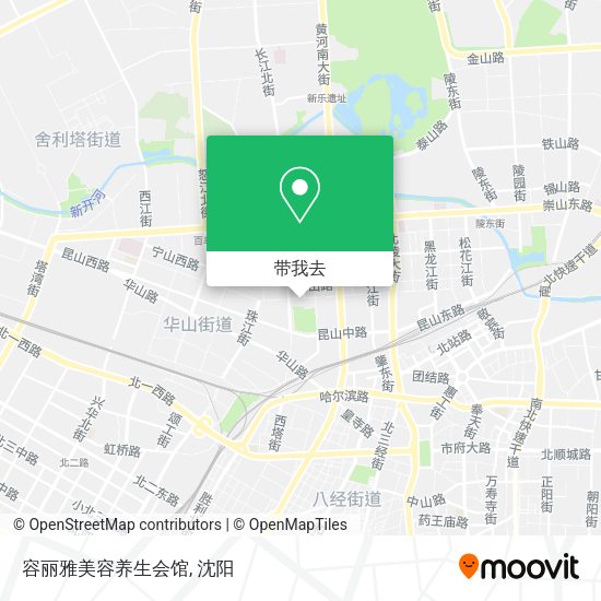 容丽雅美容养生会馆地图