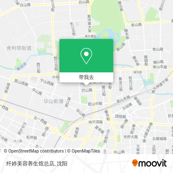 纤婷美容养生馆总店地图