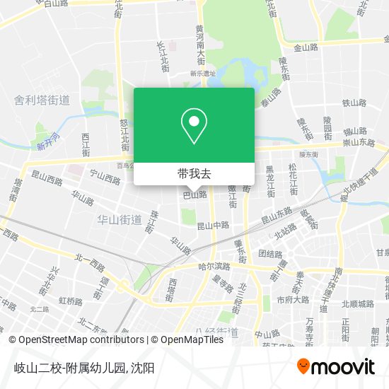 岐山二校-附属幼儿园地图