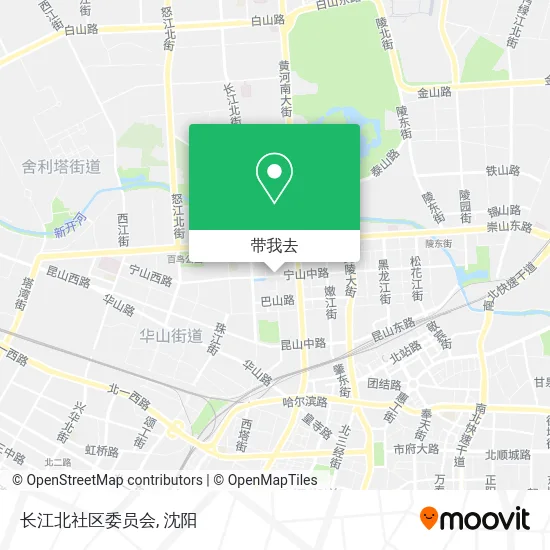 长江北社区委员会地图