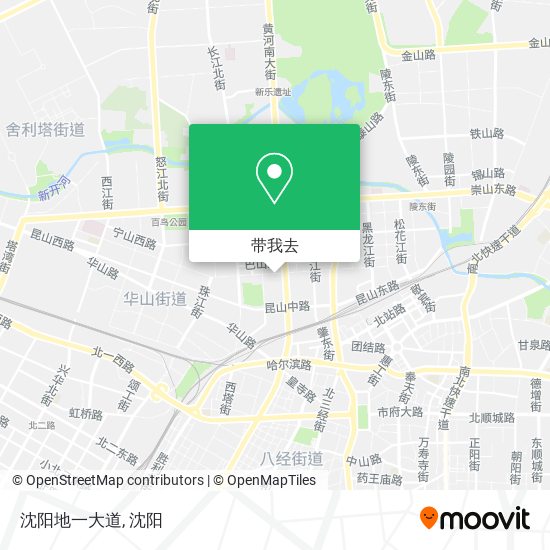 沈阳地一大道地图