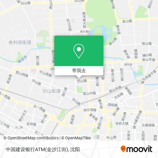 中国建设银行ATM(金沙江街)地图