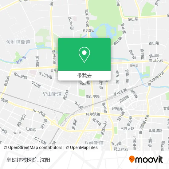 皇姑结核医院地图