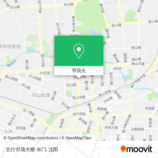 北行市场大楼-东门地图
