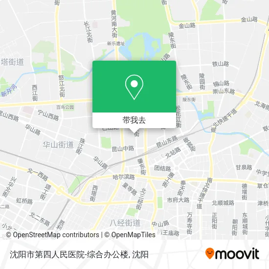 沈阳市第四人民医院-综合办公楼地图