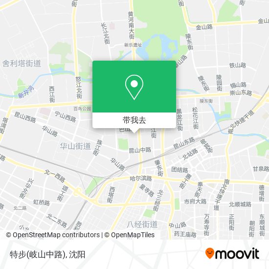 特步(岐山中路)地图