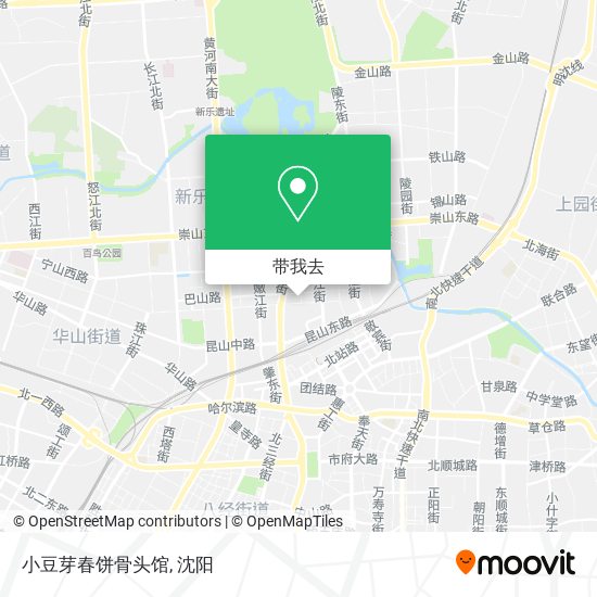 小豆芽春饼骨头馆地图