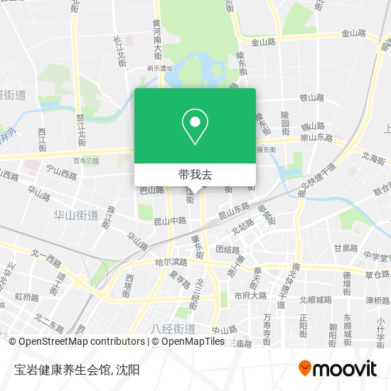 宝岩健康养生会馆地图