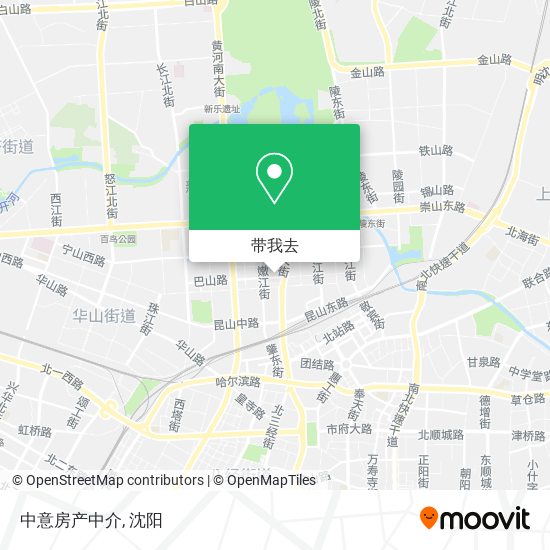 中意房产中介地图