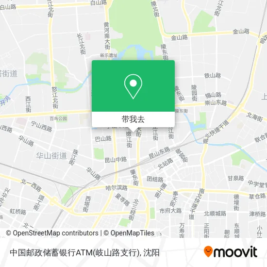 中国邮政储蓄银行ATM(岐山路支行)地图