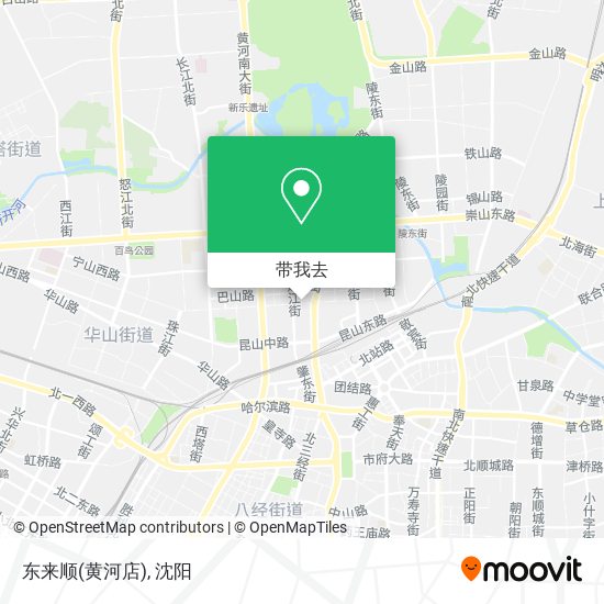 东来顺(黄河店)地图