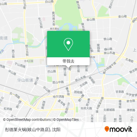 彤德莱火锅(岐山中路店)地图
