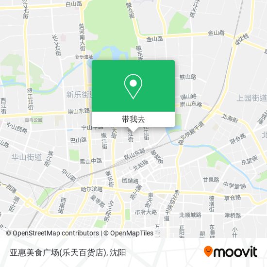 亚惠美食广场(乐天百货店)地图
