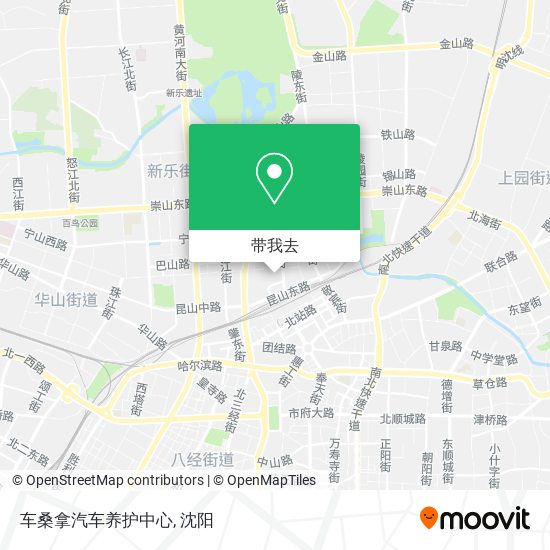 车桑拿汽车养护中心地图