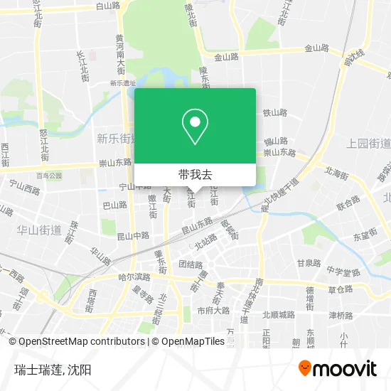 瑞士瑞莲地图