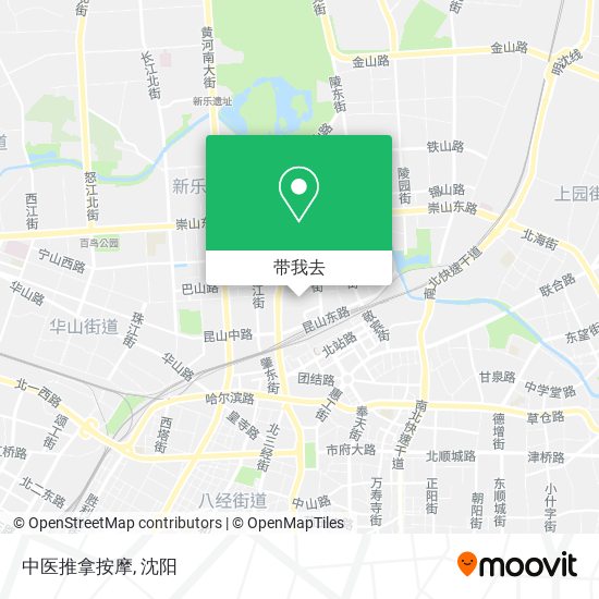 中医推拿按摩地图