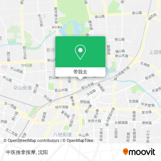 中医推拿按摩地图