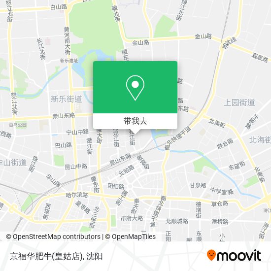 京福华肥牛(皇姑店)地图