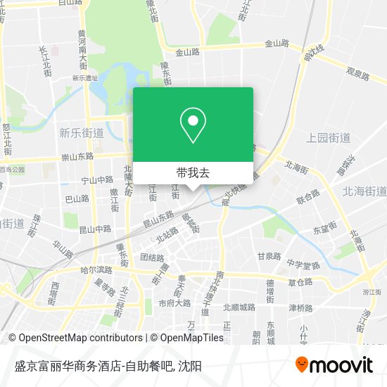 盛京富丽华商务酒店-自助餐吧地图