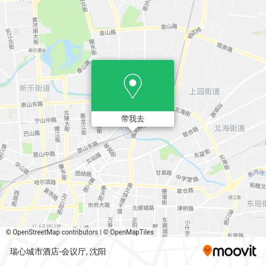 瑞心城市酒店-会议厅地图
