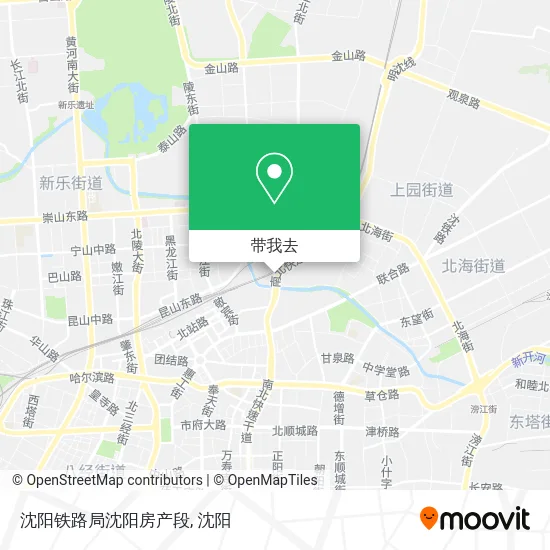 沈阳铁路局沈阳房产段地图