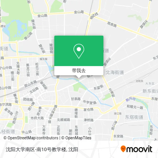 沈阳大学南区-南10号教学楼地图