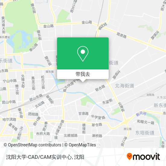 沈阳大学-CAD/CAM实训中心地图