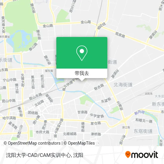 沈阳大学-CAD/CAM实训中心地图