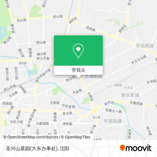 圣河山墓园(大东办事处)地图