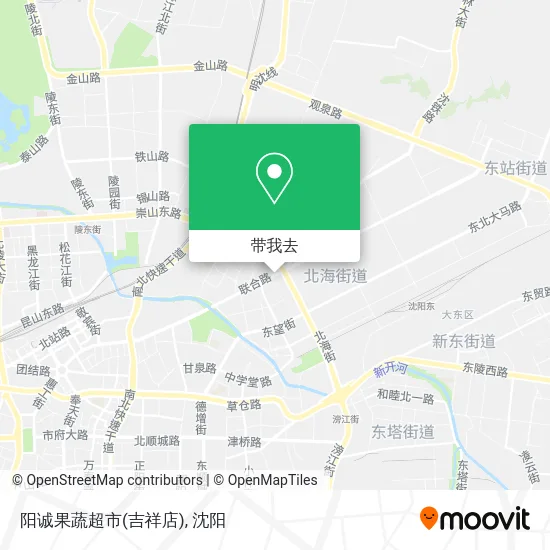 阳诚果蔬超市(吉祥店)地图