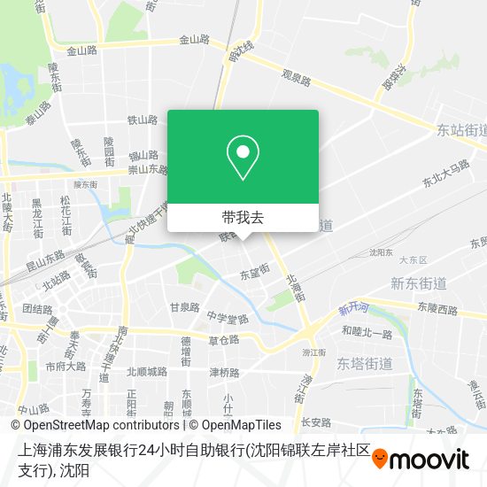 上海浦东发展银行24小时自助银行(沈阳锦联左岸社区支行)地图