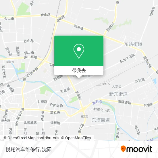 悦翔汽车维修行地图