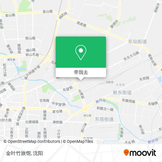 金叶竹旅馆地图