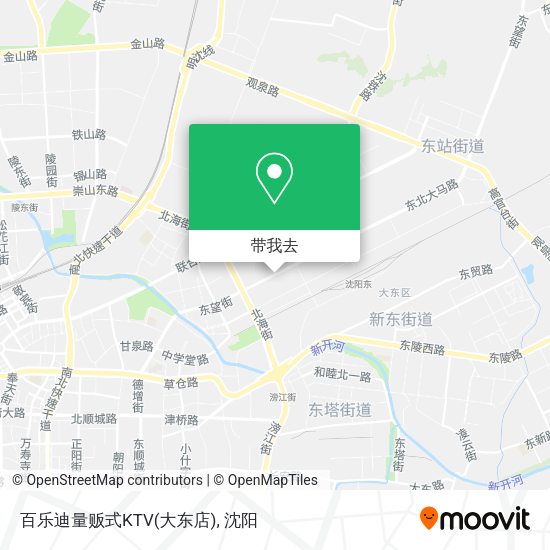 百乐迪量贩式KTV(大东店)地图